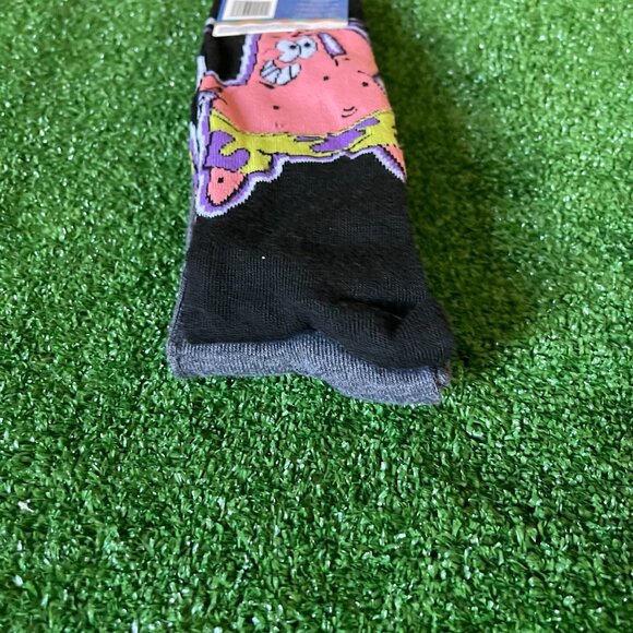 Nickelodeon 2-Pair SpongeBob SquarePants & Patrick Star Salute Socks 6-12 NEW - Picture 5 of 7